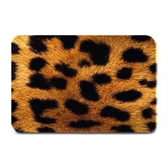 Leopard Skin Pattern Background Plate Mats by Vaneshart