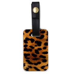 Leopard Skin Pattern Background Luggage Tag (one Side) by Vaneshart