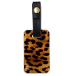 Leopard Skin Pattern Background Luggage Tag (one side) Front