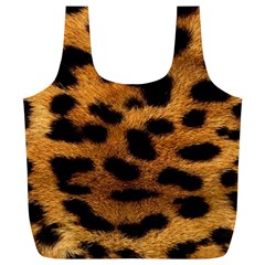 Leopard Skin Pattern Background Full Print Recycle Bag (xl) by Vaneshart