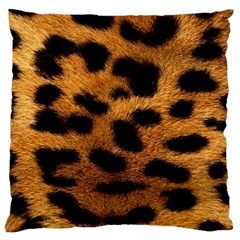 Leopard Skin Pattern Background Standard Flano Cushion Case (one Side) by Vaneshart