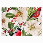 xmas flower Glasses Cloth (Large, Two Sided) Front