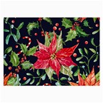 xmas flower Glasses Cloth (Large, Two Sided) Back