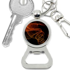 Circle Fractals Pattern Bottle Opener Key Chain