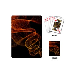 Circle Fractals Pattern Playing Cards Single Design (mini)