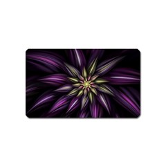 Fractal Flower Floral Abstract Magnet (name Card) by HermanTelo