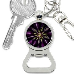 Fractal Flower Floral Abstract Bottle Opener Key Chain