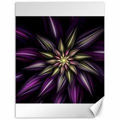 Fractal Flower Floral Abstract Canvas 12  X 16  by HermanTelo