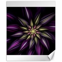 Fractal Flower Floral Abstract Canvas 16  X 20 