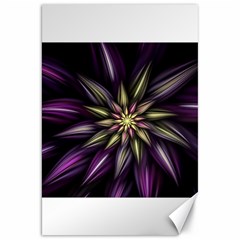 Fractal Flower Floral Abstract Canvas 20  X 30 