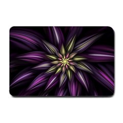 Fractal Flower Floral Abstract Small Doormat 