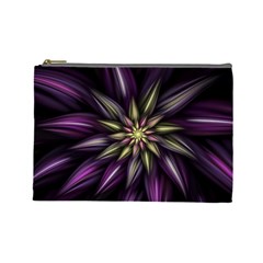 Fractal Flower Floral Abstract Cosmetic Bag (large)