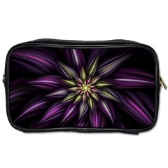 Fractal Flower Floral Abstract Toiletries Bag (two Sides)