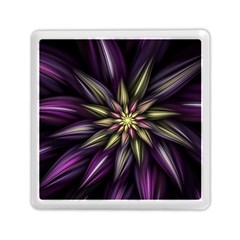 Fractal Flower Floral Abstract Memory Card Reader (square)