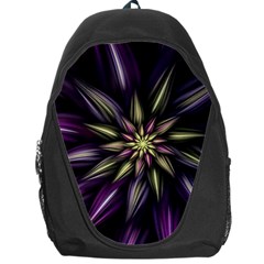 Fractal Flower Floral Abstract Backpack Bag by HermanTelo