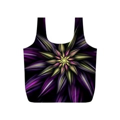 Fractal Flower Floral Abstract Full Print Recycle Bag (s)