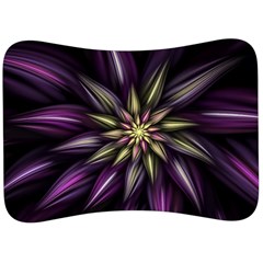 Fractal Flower Floral Abstract Velour Seat Head Rest Cushion