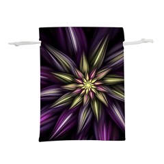 Fractal Flower Floral Abstract Lightweight Drawstring Pouch (s)