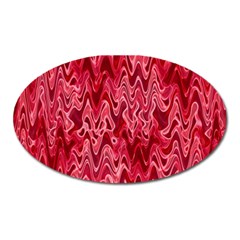 Background Abstract Surface Red Oval Magnet by HermanTelo