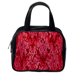 Background Abstract Surface Red Classic Handbag (one Side)