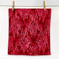 Background Abstract Surface Red Face Towel