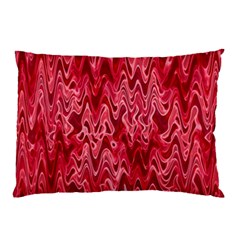 Background Abstract Surface Red Pillow Case