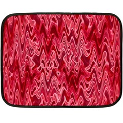 Background Abstract Surface Red Fleece Blanket (mini)