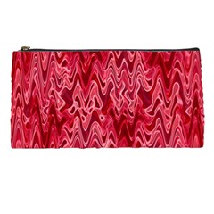 Background Abstract Surface Red Pencil Cases by HermanTelo