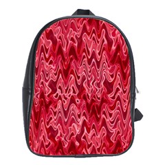 Background Abstract Surface Red School Bag (large)