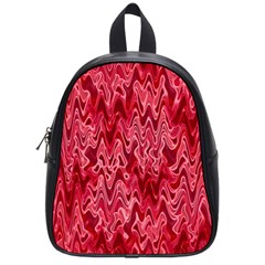 Background Abstract Surface Red School Bag (small)