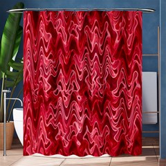 Background Abstract Surface Red Shower Curtain 60  X 72  (medium) 