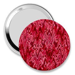 Background Abstract Surface Red 3  Handbag Mirrors