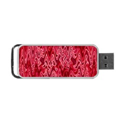 Background Abstract Surface Red Portable Usb Flash (one Side)