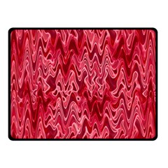 Background Abstract Surface Red Double Sided Fleece Blanket (small)  by HermanTelo