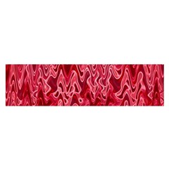 Background Abstract Surface Red Satin Scarf (oblong)