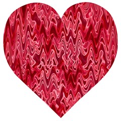 Background Abstract Surface Red Wooden Puzzle Heart