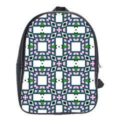 Illustrations Texture Modern School Bag (large)