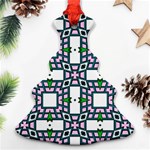 Illustrations Texture Modern Christmas Tree Ornament (Two Sides) Front