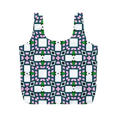 Illustrations Texture Modern Full Print Recycle Bag (m)