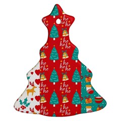 Funny Christmas Pattern Ornament (christmas Tree)  by Vaneshart