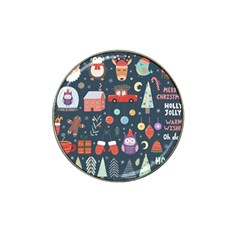 Vector Set Cute Christmas Elements Santa Penguin Deer Bear Fox Owl Trees Snowman Bird Angel More Hat Clip Ball Marker by Vaneshart