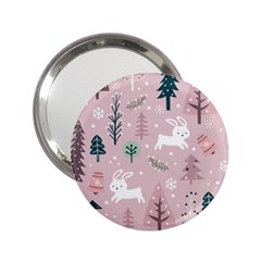 Winter Season Seamless Pattern Decoration 2 25  Handbag Mirrors