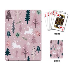 Winter Season Seamless Pattern Decoration Playing Cards Single Design (rectangle) by Vaneshart