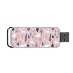 Winter Season Seamless Pattern Decoration Portable Usb Flash (two Sides) by Vaneshart