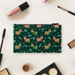 Cute Christmas Pattern Doodl Cosmetic Bag (Small) Back