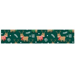 Cute Christmas Pattern Doodl Large Flano Scarf  by Vaneshart