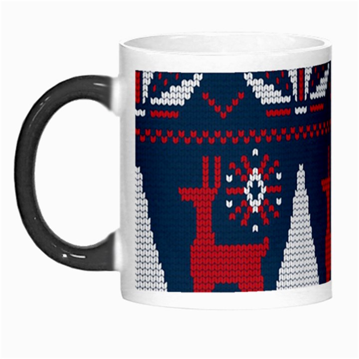 Knitted Christmas Pattern Morph Mugs