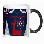 Knitted Christmas Pattern Morph Mugs Right