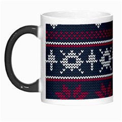 Beautiful Knitted Christmas Pattern Morph Mugs by Vaneshart