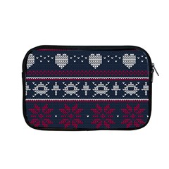 Beautiful Knitted Christmas Pattern Apple Macbook Pro 13  Zipper Case by Vaneshart